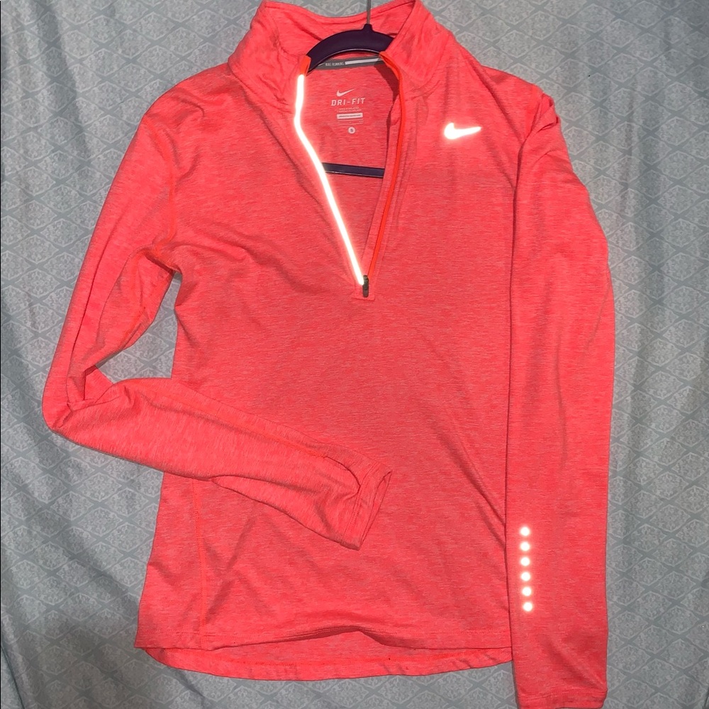 Nike Running Dri-Fit Quarter Zip Jacket Womens Long Sleeve